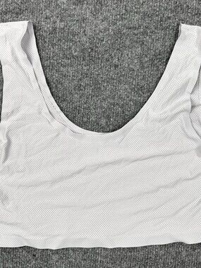 RYU Women's XL Seamless Mesh Sports Bra / Bralette - Light Gray - Ventilated